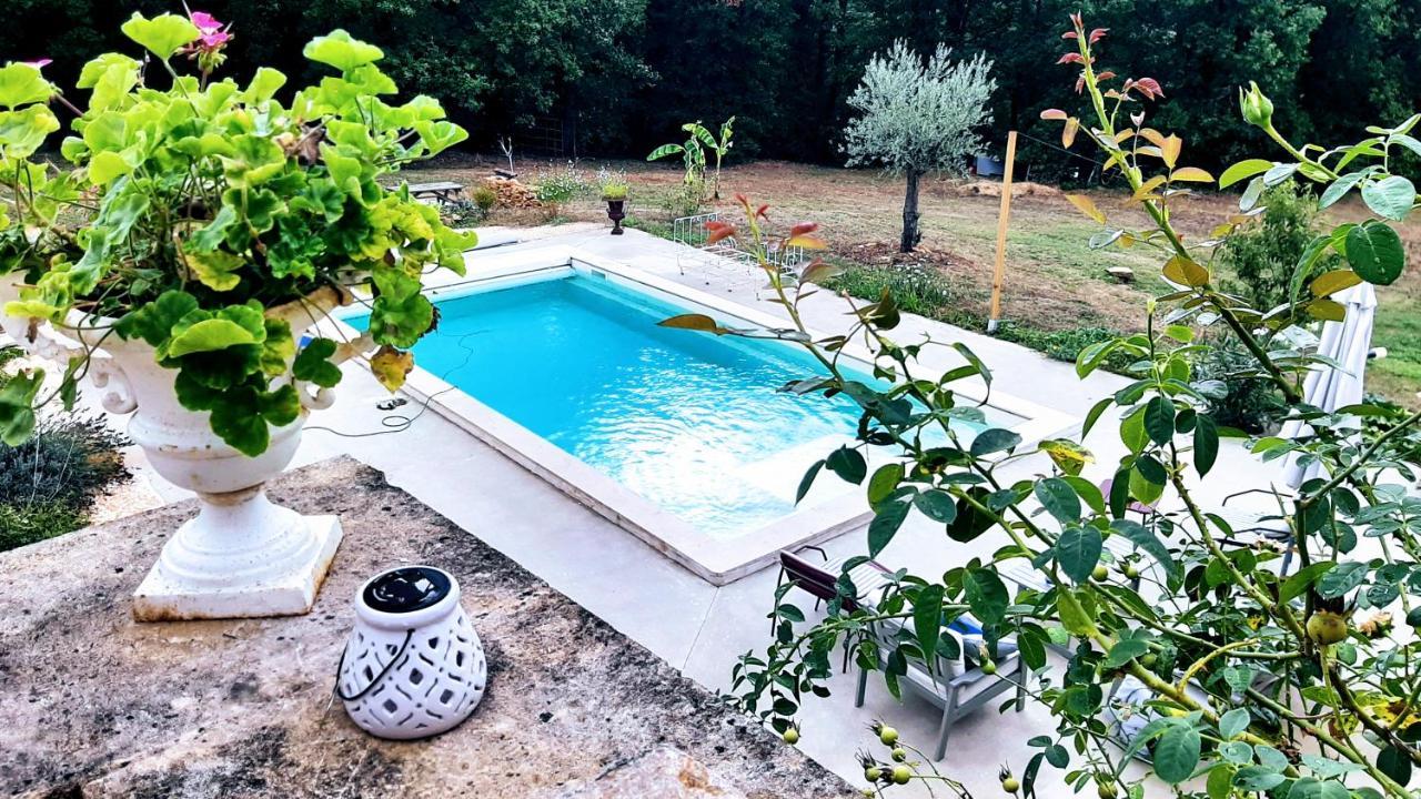Charmant Studio Dans Maison D'Hote Dans Un Ecrin De Verdure Saint-Martin-le-Redon Luaran gambar
